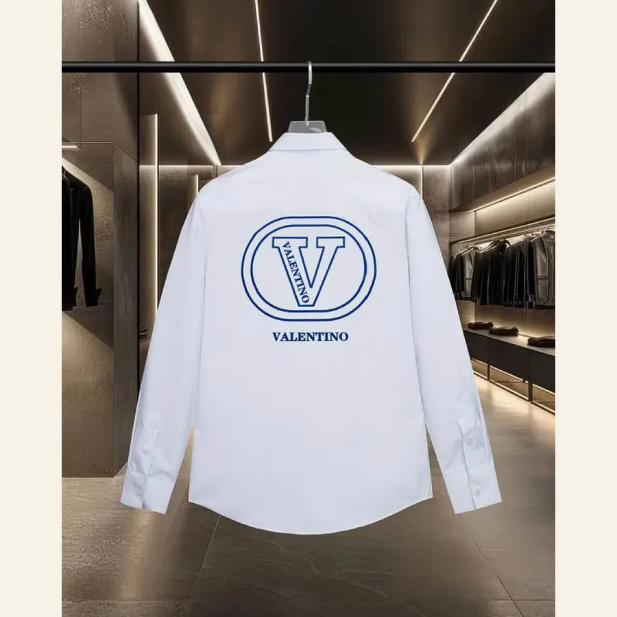 Givenchy V-Emblem Long-Sleeve Shirt, catalog view 4, hgntx21