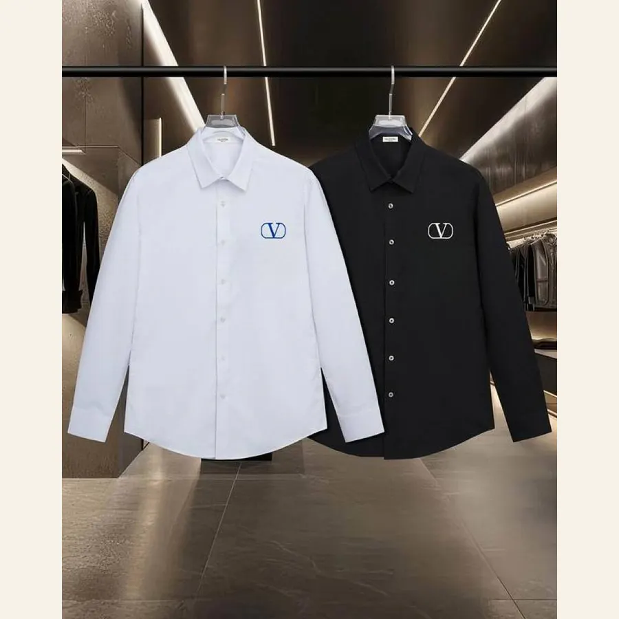 Givenchy V-Emblem Long-Sleeve Shirt, catalog view 5, hgntx21
