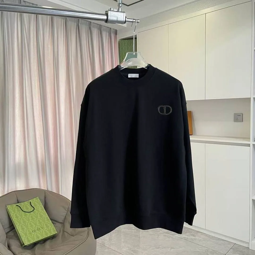 Dior Minimal Emblem Crewneck Sweatshirt, catalog view 3, hgntx239