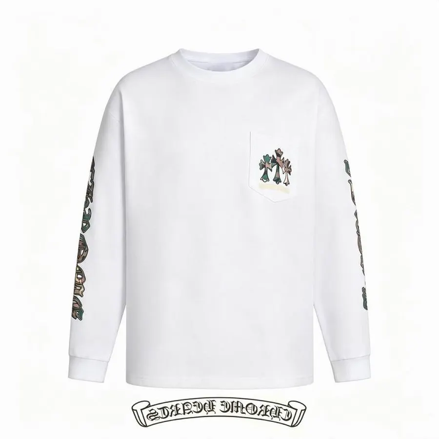 Chrome Hearts Horseshoe Graphic Long-Sleeve Top, catalog view 3, hgntxMG01