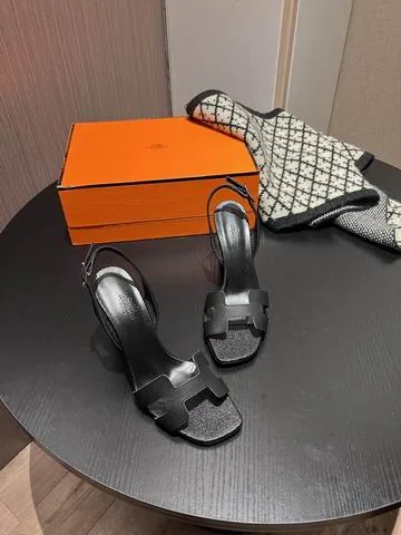 Hermes mnh0407 Heeled Sandals, source view 3, SKU mnh0407