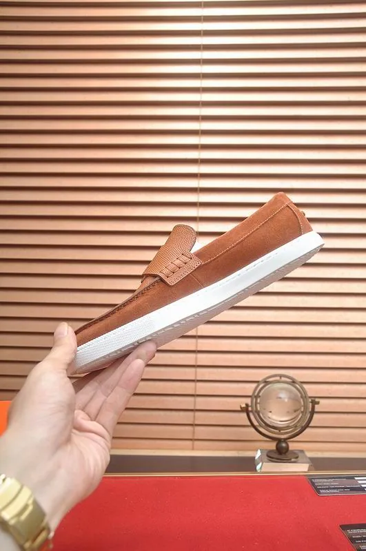 Hermes hnh0503 Tan Loafers, source view 5, SKU hnh0503