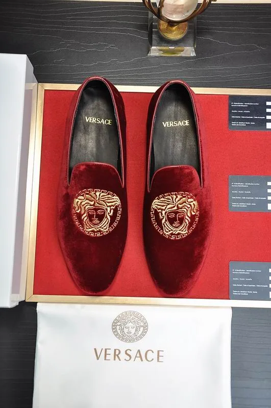 Versace hnx0602 Emblem Loafers, source view 5, SKU hnx0602