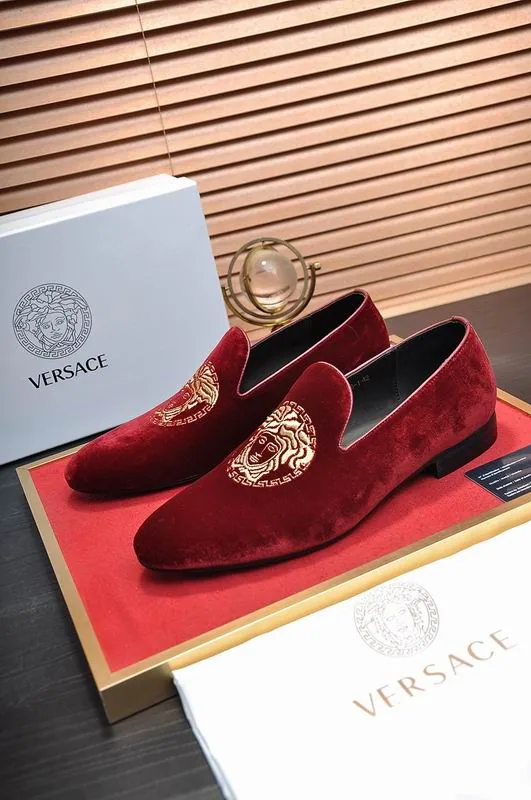 Versace hnx0602 Emblem Loafers, source view 6, SKU hnx0602