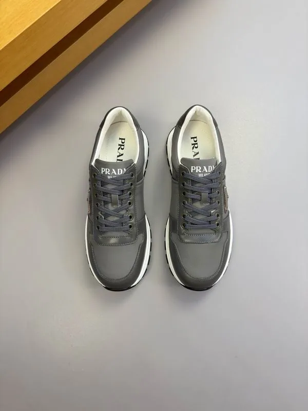 Prada hnx0637 Panel Low-Top Sneakers, source view 5, SKU hnx0637