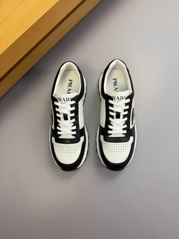 Prada hnx0636 Panel Low-Top Sneakers, source view 3, SKU hnx0636
