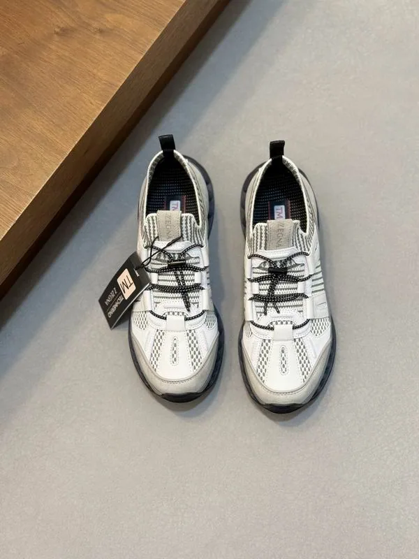Zegna hnx0601 Colorblock Runner Sneakers, source view 5, SKU hnx0601