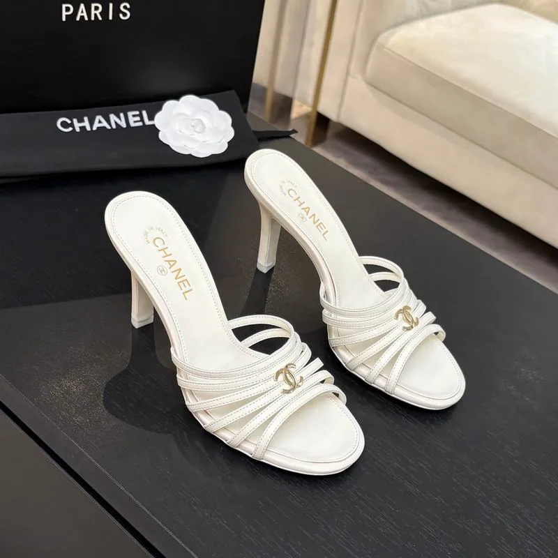 Chanel mns0702 Gathered-Strap Mule Sandals, source view 5, SKU mns0702
