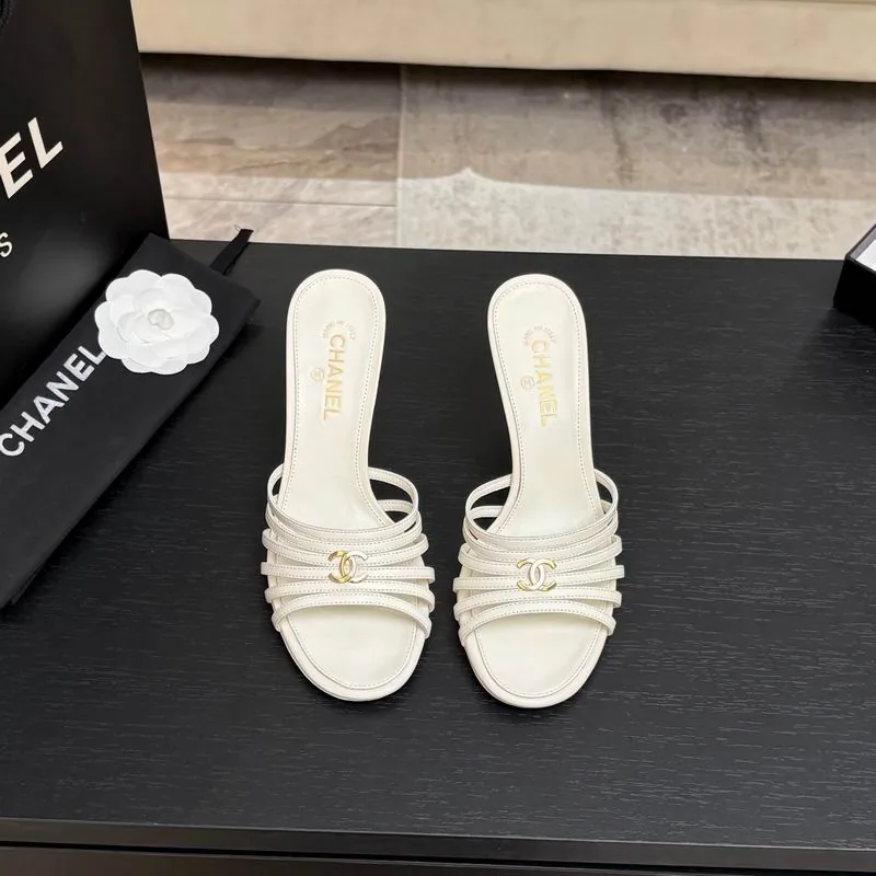Chanel mns0702 Gathered-Strap Mule Sandals, source view 6, SKU mns0702