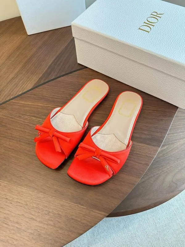 Dior mns0703 Bow-Front Open-Toe Mules, source view 1, SKU mns0703