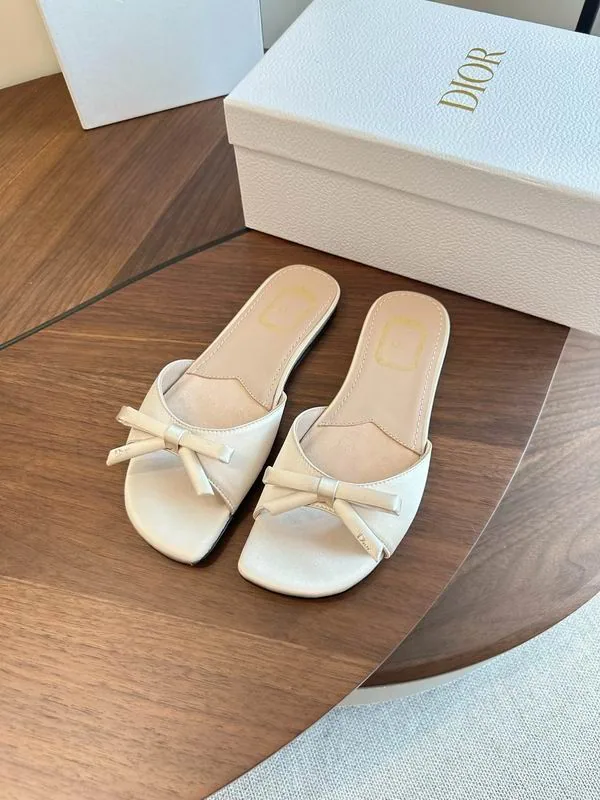 Dior mns0703 Bow-Front Open-Toe Mules, source view 3, SKU mns0703