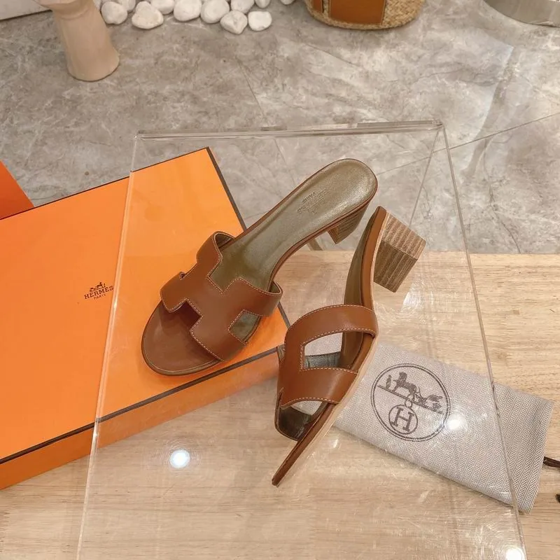 Hermes mns0705 H-Cutout Mule Sandals, source view 1, SKU mns0705