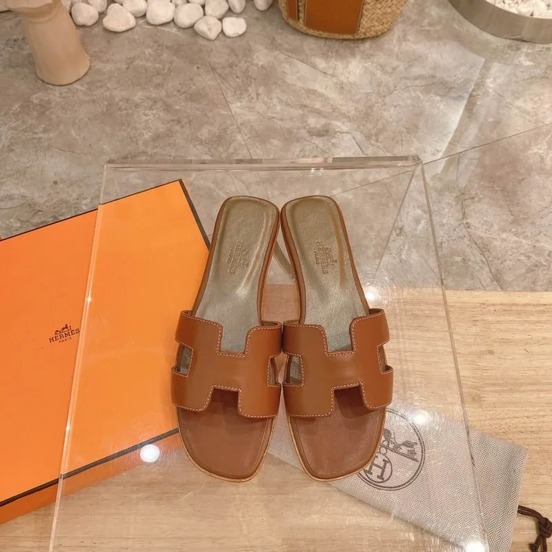 Hermes mns0705 H-Cutout Mule Sandals, source view 2, SKU mns0705