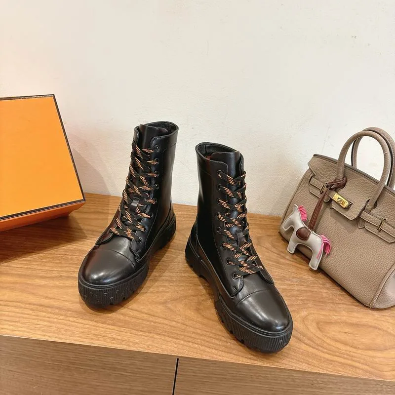 Hermes mns0702 Lace-Up Ankle Boots, source view 3, SKU mns0702
