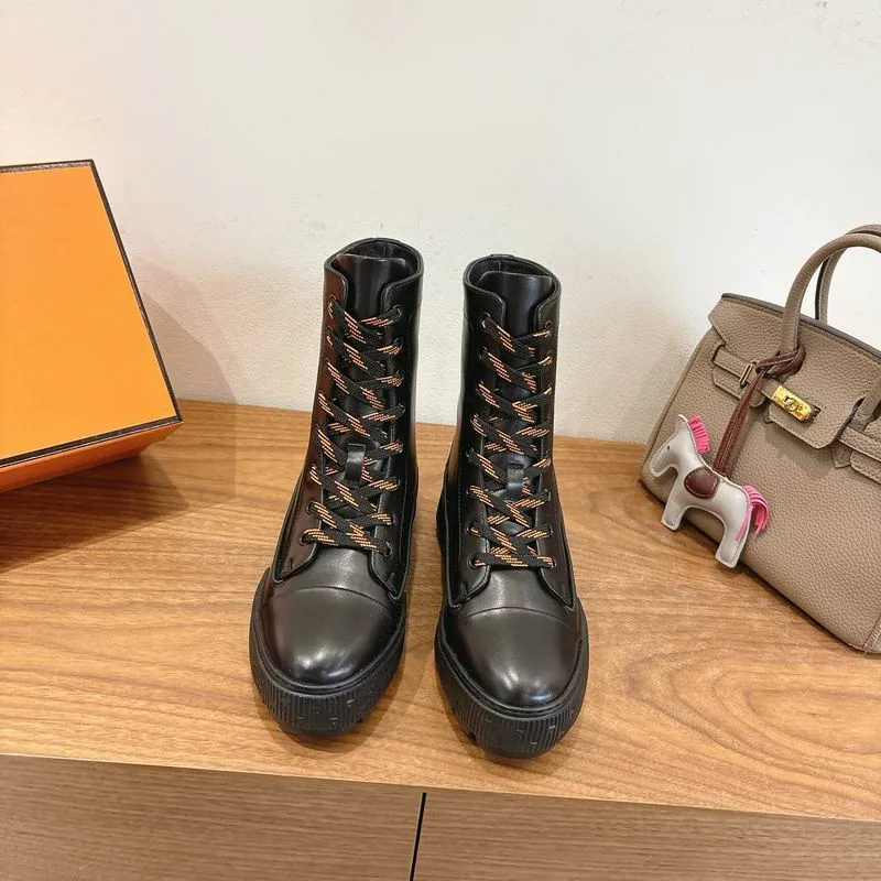 Hermes mns0702 Lace-Up Ankle Boots, source view 4, SKU mns0702