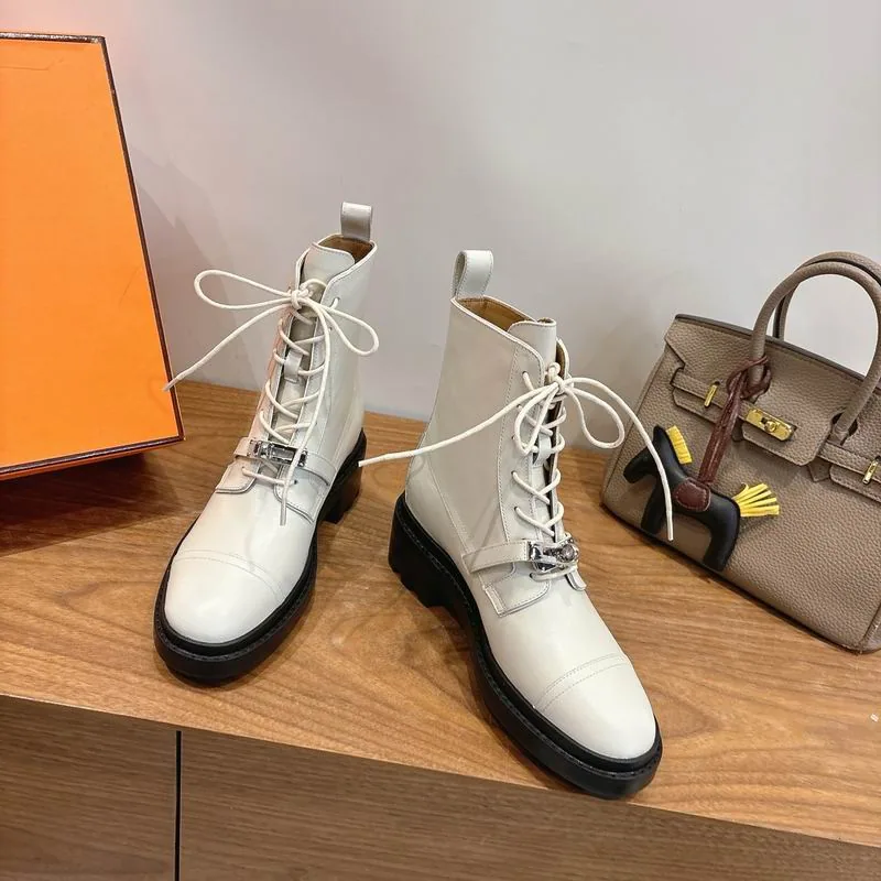 Hermes mns0701 Lace-Up Ankle Boots, source view 3, SKU mns0701