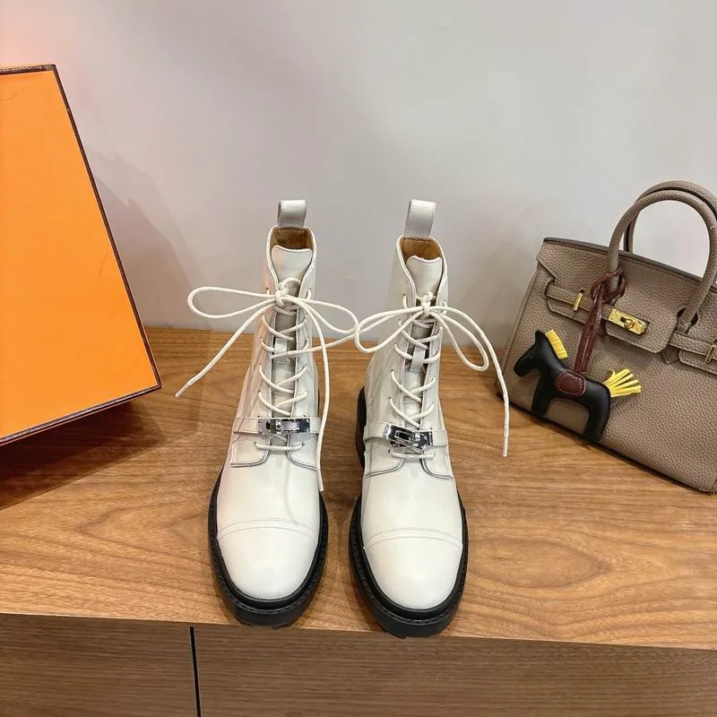 Hermes mns0701 Lace-Up Ankle Boots, source view 4, SKU mns0701