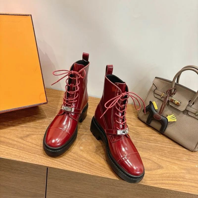 Hermes mns0701 Lace-Up Ankle Boots, source view 5, SKU mns0701