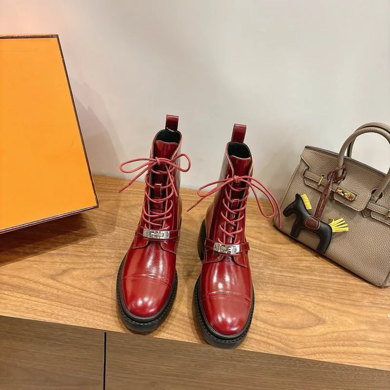 Hermes mns0701 Lace-Up Ankle Boots, source view 6, SKU mns0701