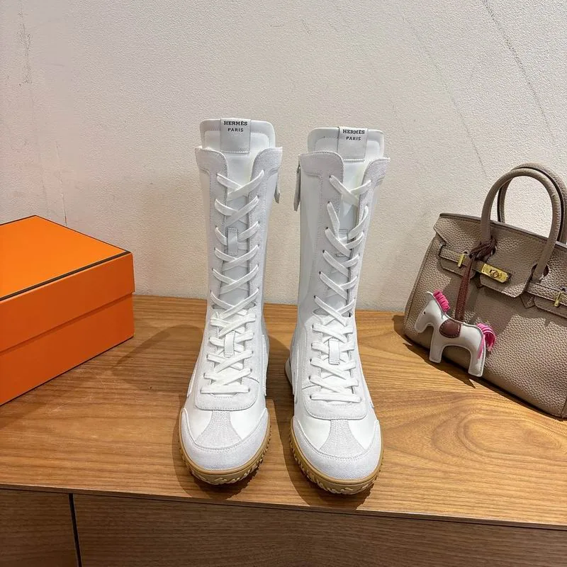 Hermes mns0704 Lace-Up Knee-High Boots, source view 6, SKU mns0704
