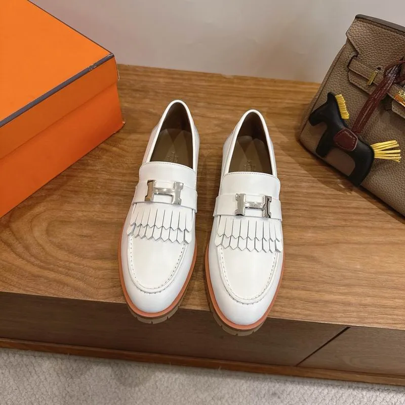 Hermes mns0754 Smooth H-Buckle Loafers, source view 4, SKU mns0754