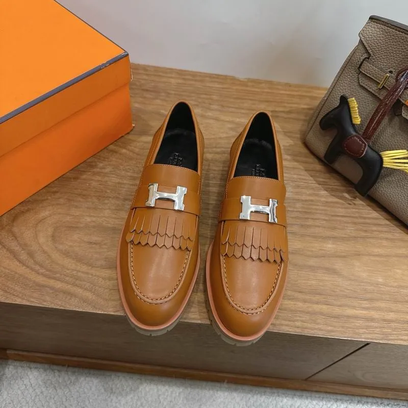 Hermes mns0754 Smooth H-Buckle Loafers, source view 6, SKU mns0754