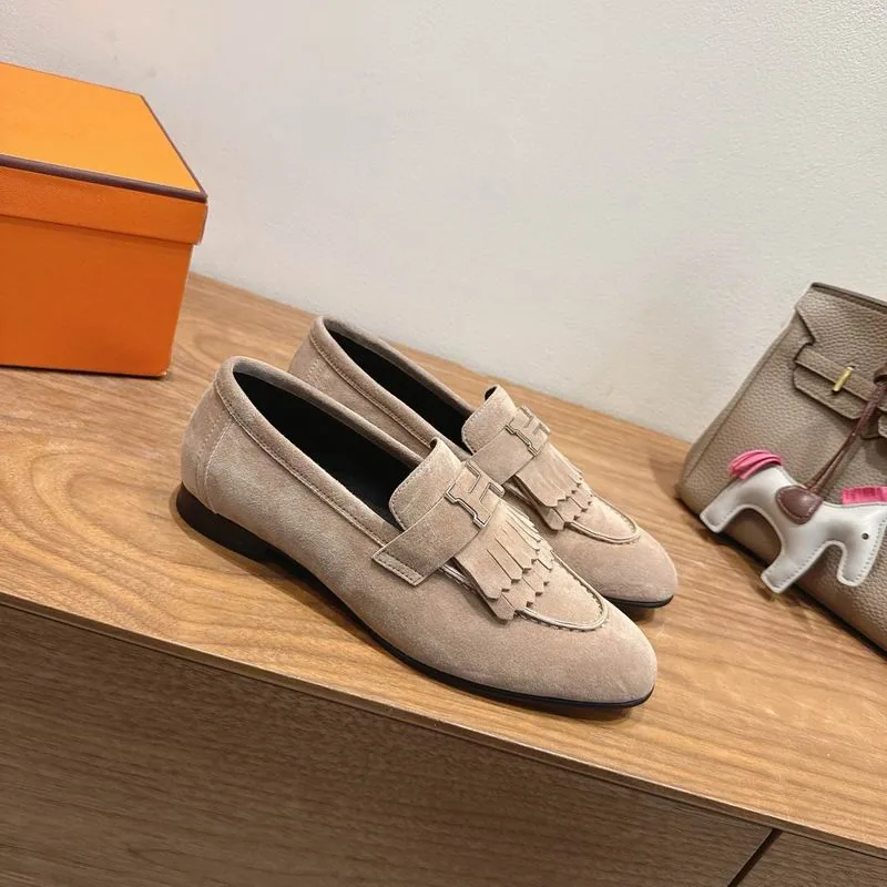 Hermes mns0757 H-Hardware Slip-On Loafers, source view 5, SKU mns0757