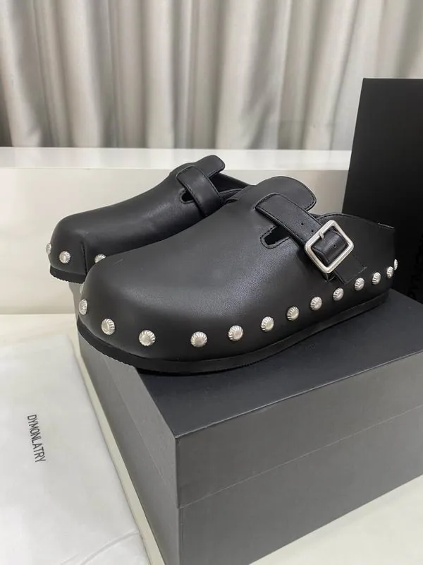 Dymonlatry mns0701 Studded Mary Jane Flats, source view 4, SKU mns0701