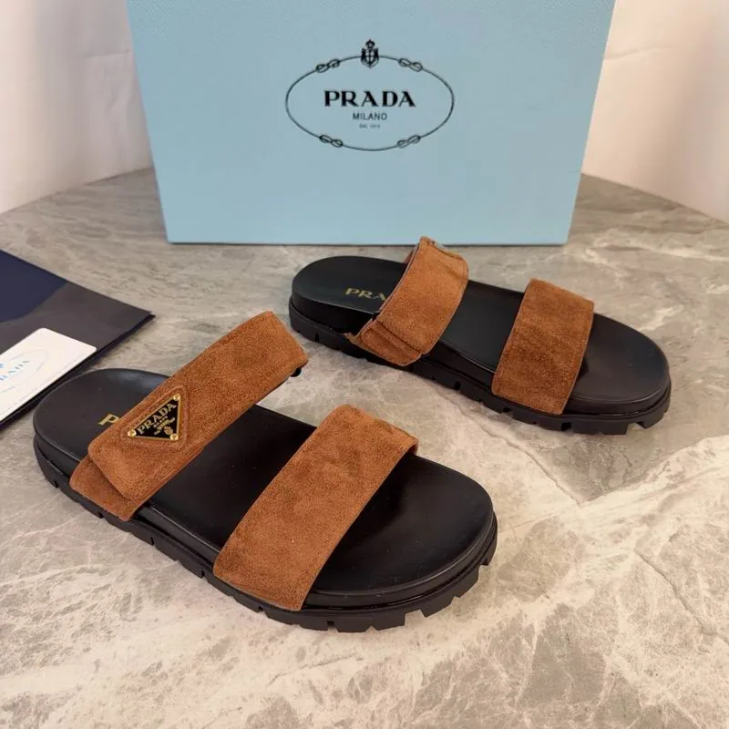 Prada mns0706 Double-Strap Slide Sandals, source view 3, SKU mns0706