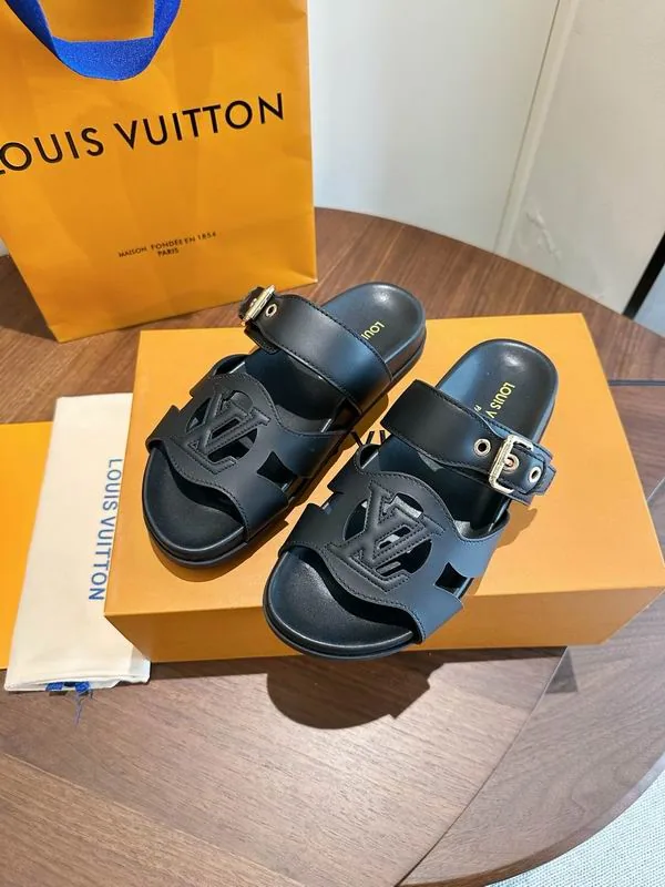 LV mns0762 Monogram Double-Strap Slide Sandals, source view 2, SKU mns0762