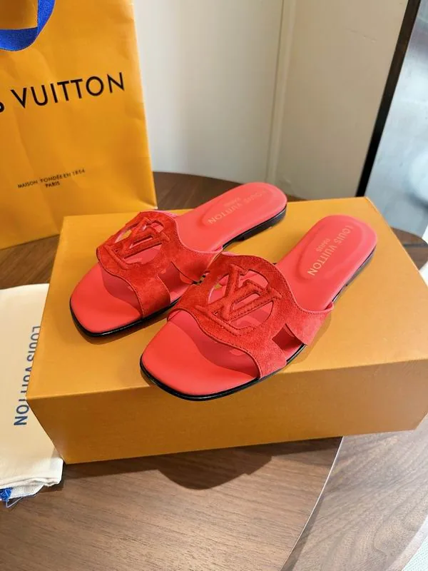 LV mns0763 Sculpted Logo Slide Sandals, source view 4, SKU mns0763