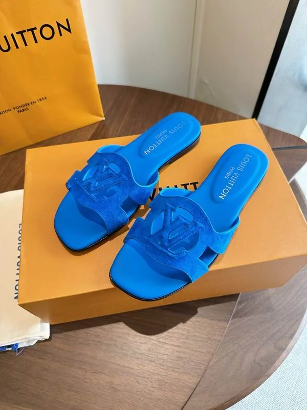 LV mns0763 Sculpted Logo Slide Sandals, source view 6, SKU mns0763