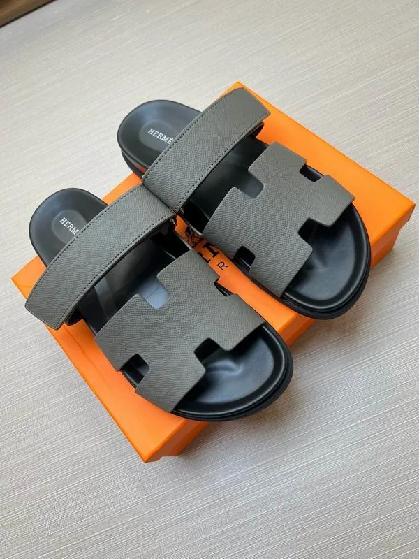 Hermes mns0712 H-Cutout Double-Strap Slides, source view 5, SKU mns0712