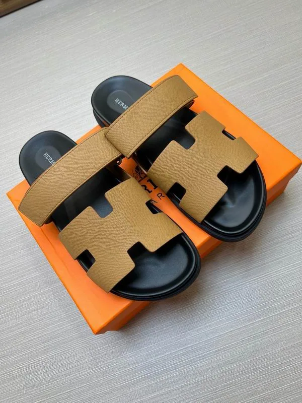 Hermes mns0712 H-Cutout Double-Strap Slides, source view 6, SKU mns0712