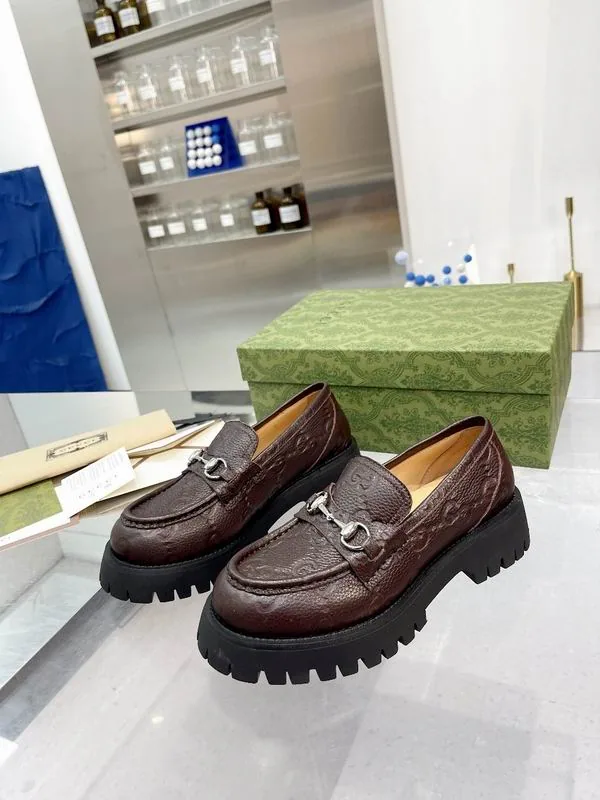 Gucci mns0702 Lug-Sole Horsebit Loafers, source view 3, SKU mns0702