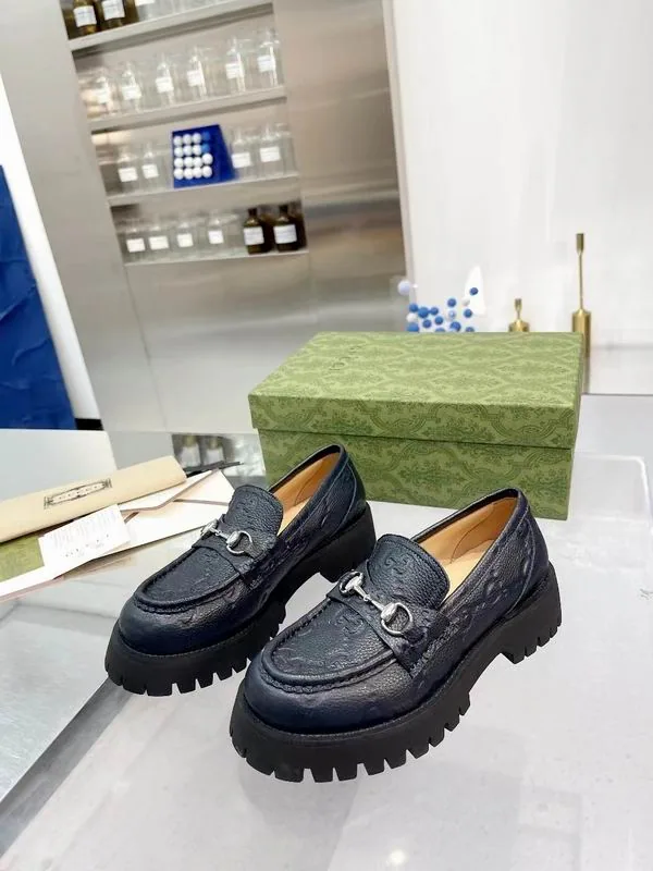 Gucci mns0702 Lug-Sole Horsebit Loafers, source view 5, SKU mns0702