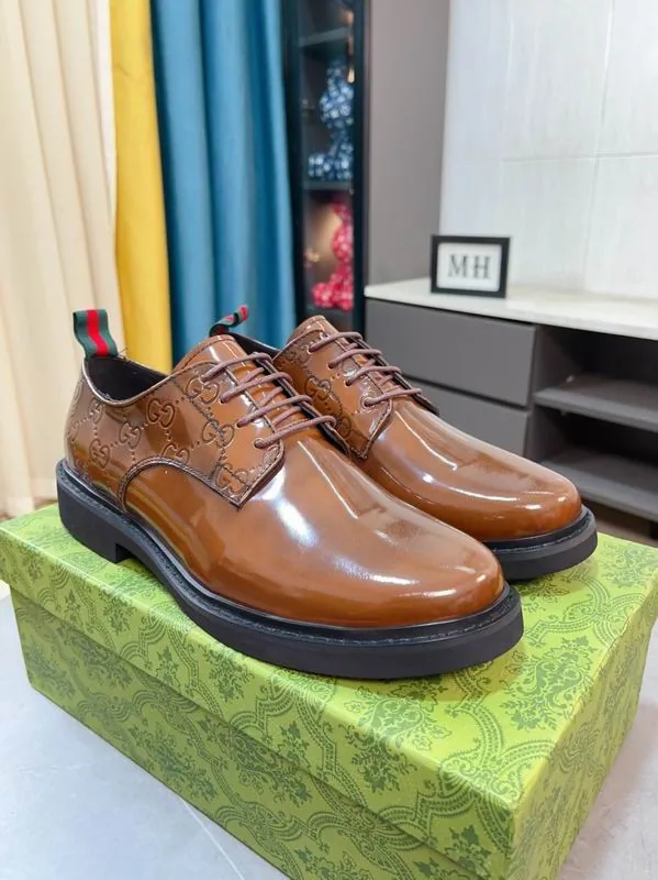 Gucci mns0703 Lace-Up Derby Shoes, source view 4, SKU mns0703