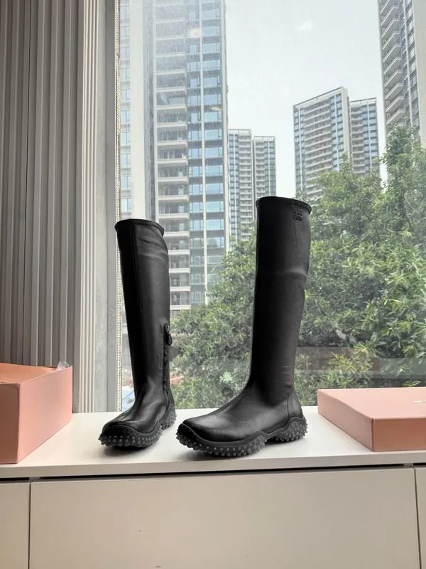 MiuMiu mns0702 Tall Pull-On Boots, source view 4, SKU mns0702