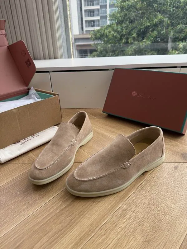 Loro Piana mns0709 Suede-Look Slip-On Loafers, source view 5, SKU mns0709