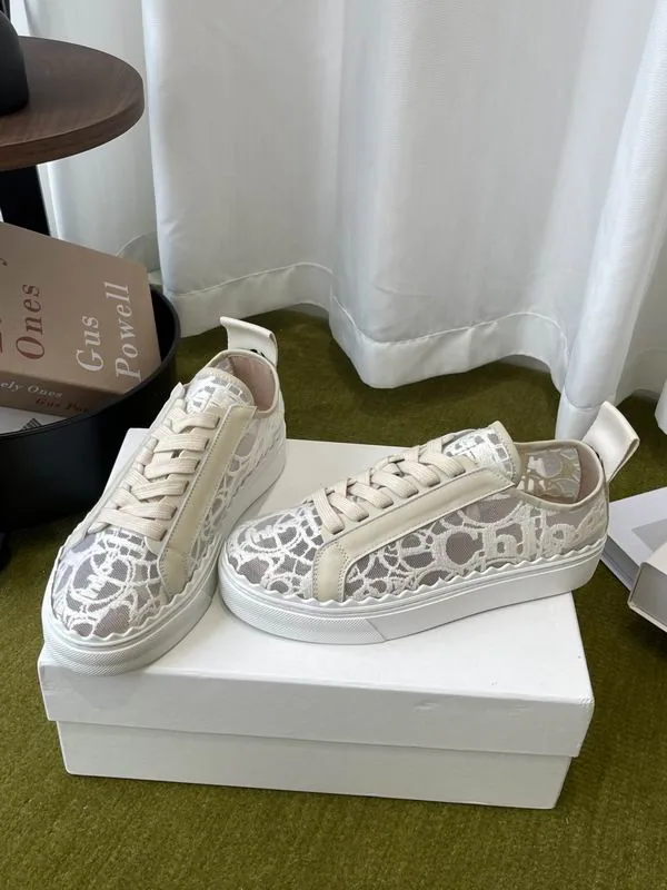 Chloe mns0701 Openwork Low-Top Sneakers, source view 4, SKU mns0701