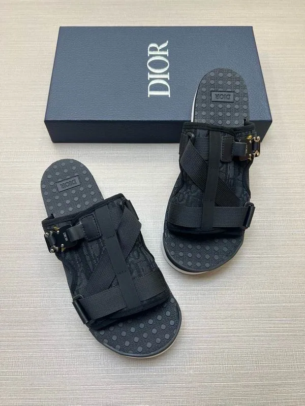 Dior mns0803 Buckle-Strap Slide Sandals, source view 1, SKU mns0803