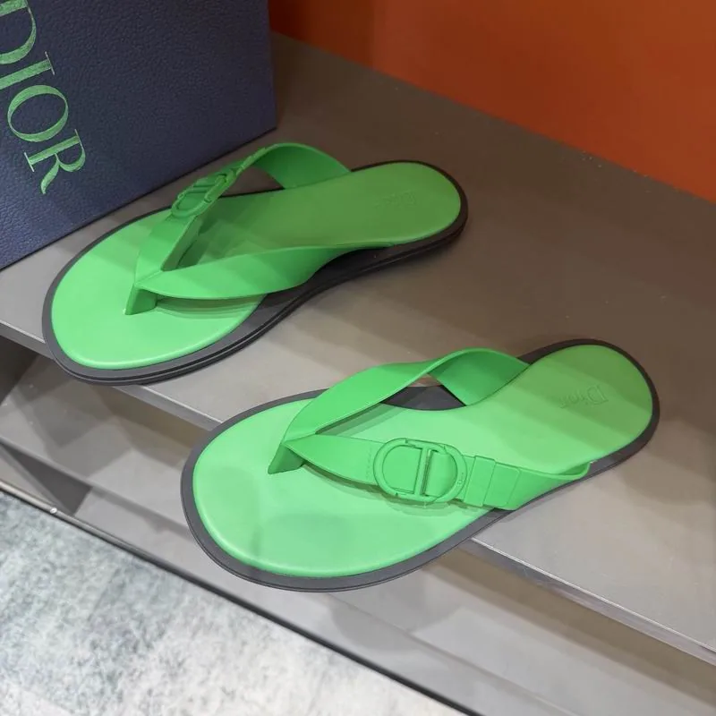 Dior mns0806 Logo-Strap Flip-Flops, source view 2, SKU mns0806