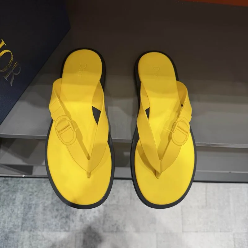 Dior mns0806 Logo-Strap Flip-Flops, source view 5, SKU mns0806