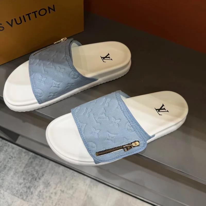 LV mns0759 Embossed Wide-Strap Slides, source view 6, SKU mns0759