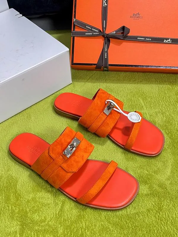 Hermes mns0801 Buckle-Strap Slide Sandals, source view 1, SKU mns0801