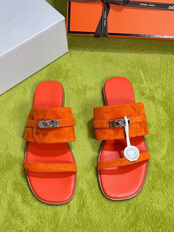 Hermes mns0801 Buckle-Strap Slide Sandals, source view 2, SKU mns0801