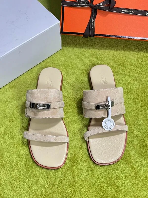 Hermes mns0801 Buckle-Strap Slide Sandals, source view 4, SKU mns0801