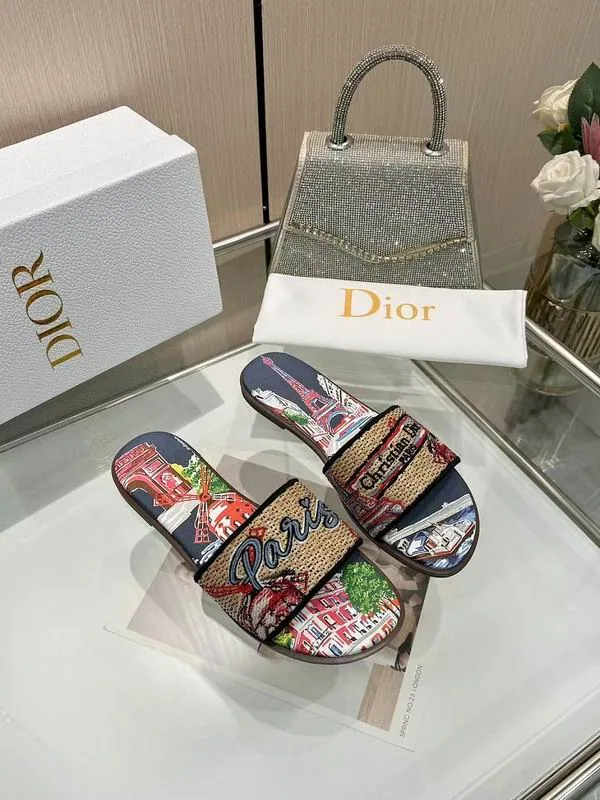 Dior jys22 Printed Slide Sandals, source view 1, SKU jys22