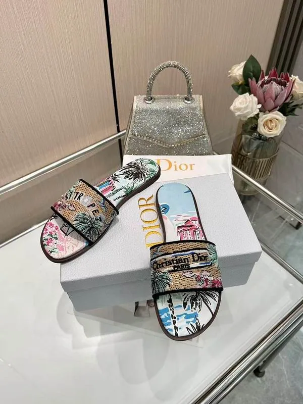Dior jys22 Printed Slide Sandals, source view 4, SKU jys22