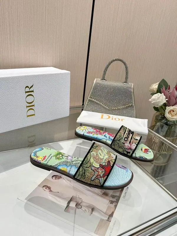 Dior jys22 Printed Slide Sandals, source view 5, SKU jys22